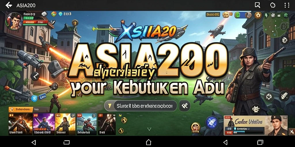 Tampilan antarmuka ASIA200 yang modern dan fungsional.