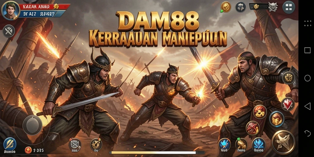 Tangkapan layar gameplay mengesankan dari DAM88 dalam genre Tower Defense.