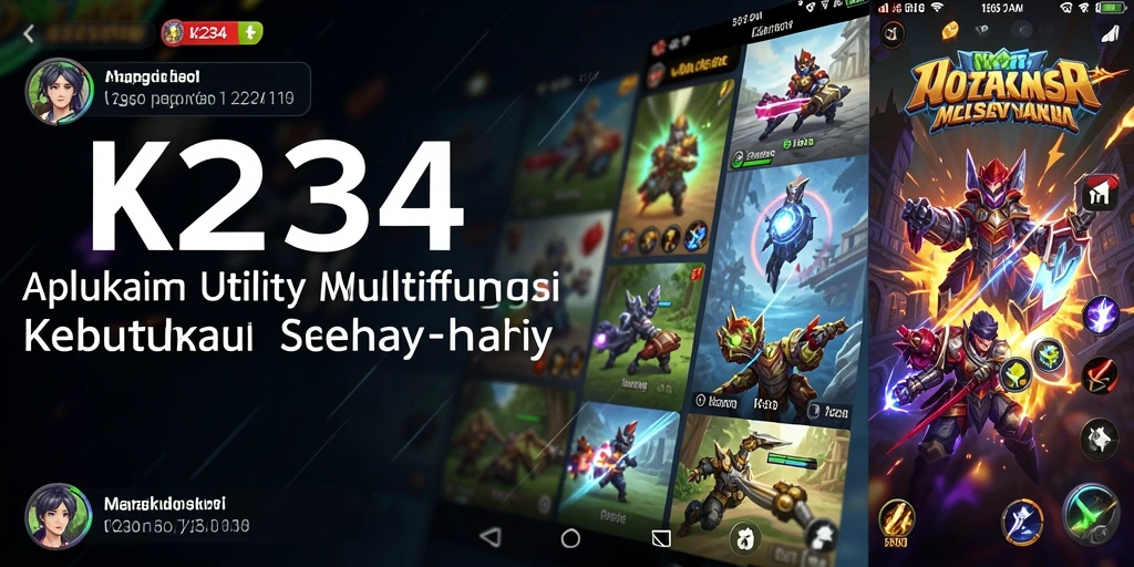 Screenshot K234 menunjukkan antarmuka pengguna yang ramah dan fitur pengingat yang efisien.