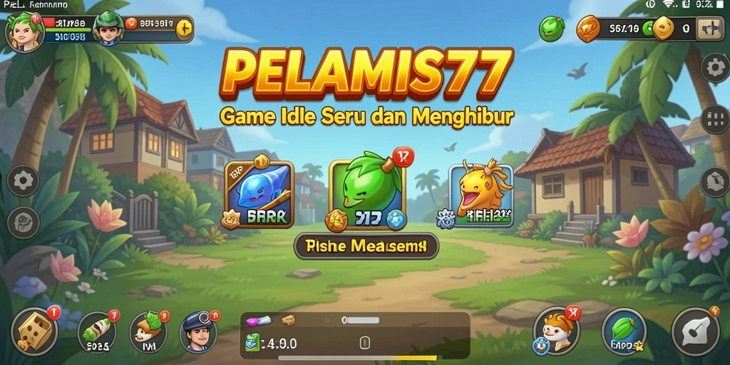 Gameplay PELAMIS77 yang santai dan menyenangkan.